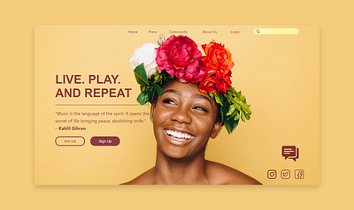 Landing Page ui