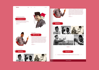 Tribut Web Design design ui ui design web