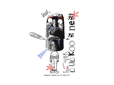 Cuckoo's Nest art artwork brand branding design illustration illustration art t shirt design