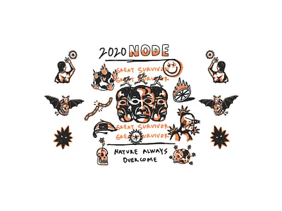 Great Survivor art artwork brand branding design illustration illustration art t shirt design