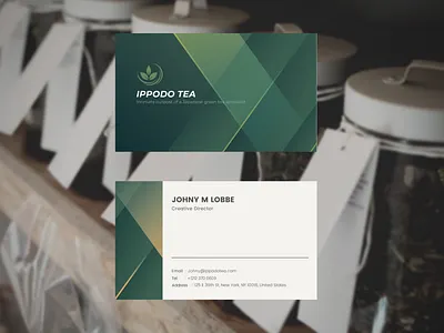 Tea Company Business Card tea tea company tea company business card