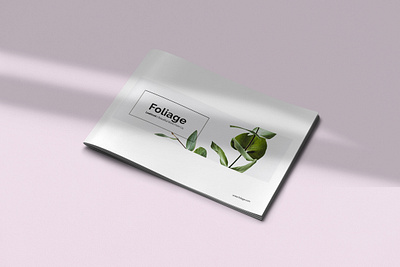 Foliage - Landscape Brochure Template Indesign magazine