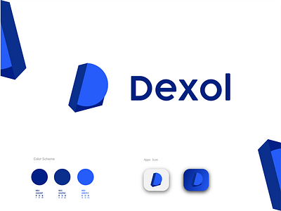 Dexol - Modern Brand Identity Logo Design brand identity branding branding concept branding guideline d logo design agency flat logo logo design logo trends 2021 modern logo need logo need logo designer popular logo saas software startup business symbol technology visual identity