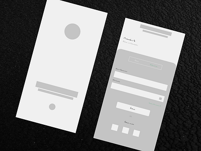 Shoe App Login Wireframe design login shopping ui ux wireframe