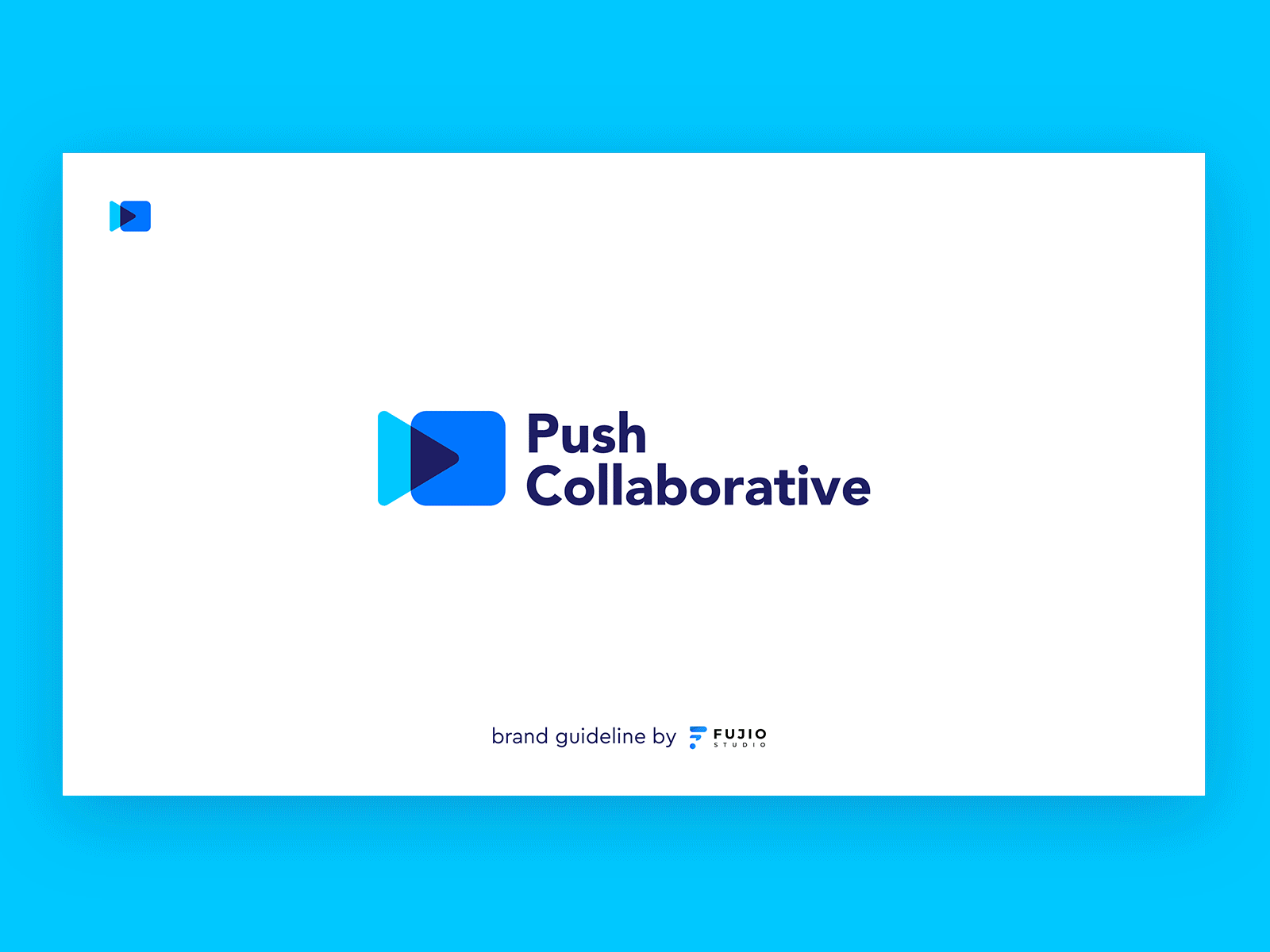 Push Collaborative Brand Guideline animator logo brand brand and identity brand guideline brand identity brand pattern branding design graphic design identity logo logo mark logocollection marketing maker media logo overlay play logo startup branding startup logo video animation maker