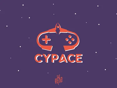 A cybersports team logo branding cubersport emblem graphic design logo logotype rocket space symbol