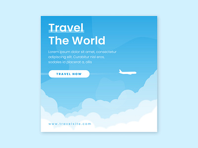 Travel Social Media Post Design | Instagram Post | Banner ads ads design banner banner design best design design dribbble best shot facebook facebook post instagram instagram post media post social social media ads social media design travel travel social media post design twitter web banner design