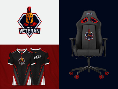 E-sport logo branding design e sport game logo gaming logo myanmar veteran