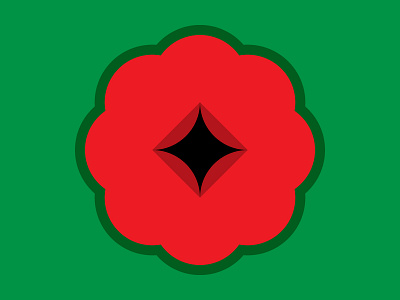Geometric Red Poppy Flower botanical flower flowers geometric geometrical green lest we forget memorial nature plant poppies poppy red remembrance remembrance day remembrance sunday veterans war wild flower wreath