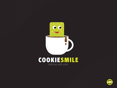 COOKIESMILE ashicks ashicslogo bestlogo brand branding coffeeshop cookies designlogo dribbble logo logo design logodesign logodesigner logofolio logoinspiration logomark mascotlogo smile tea teacup