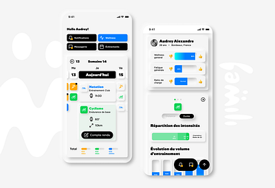 Redesign Mobile App branding clean dailyui design system minimalist mobile design neomorphism redesign skeuomorphism sport app triathlon ui ux