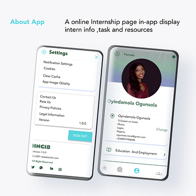 Hng Internship design internship productdesign ui uidesign uiux