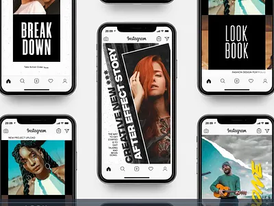 Freebie - Animated Instagram Stories blog blogger branding design free free download freebie instagram instagram banner instagram post instagram story instagram template modern post social social media social media pack social media template stories template