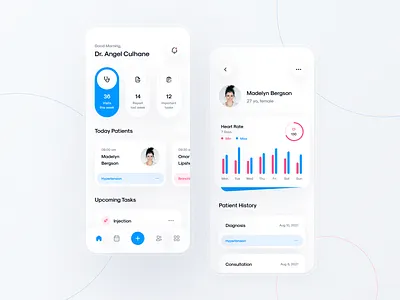 Medical App app app design app layout app ui app ui design design doctor app figma inspire medical app mobile app mobile design mockup prototype ui ui design user interface ux ux design