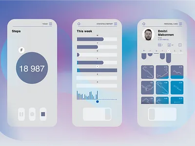 App for waling in my shoes app design graphic design ui uix