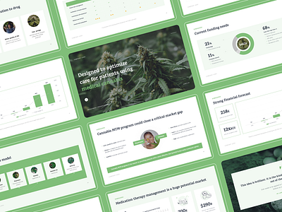 Cannabis Pitch Deck example business presentation cannabis cbd graphic design investor deck keynote presentation medical pitch deck designer powerpoint presentation design presentations startup