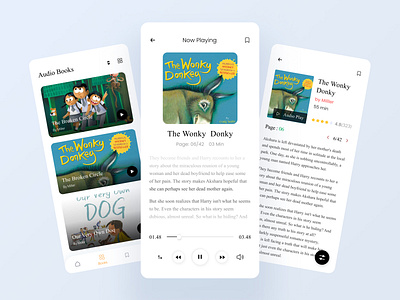 Bookends Book App book app book shop ebook design ecommerce education illustration ios app library mobile ui news app rafiqurrahman51 reading app story book system top2021 trending typography ui uiux ux