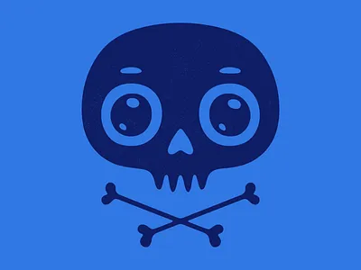 Cute skull. cute design emblem graphic design grunge illustration logo poster print retro skeleton skull texture vector vintage