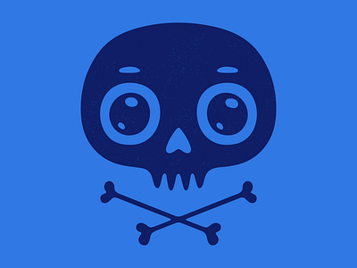 Cute skull. cute design emblem graphic design grunge illustration logo poster print retro skeleton skull texture vector vintage