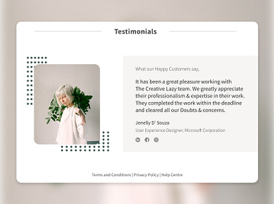 Testimonials - DailyUI #023 39 app app ideas app ui challenge daily ui daily ui 039 dailyui dailyui039 testimonials testimonials section testimonials ui ui ui ideas ui inspiration ux