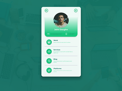 AppyWork User Profile dailyui006 uiux user profile user profile ui