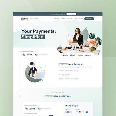 Payments Simplified branding design illustration typography ui ux vector