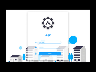 Login Page UI Design figma figmadesign illustration logo simple uidesign