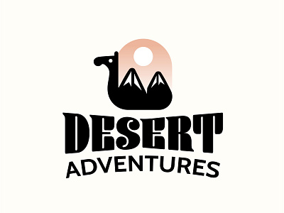 Desert Adventures Logo Design Concept branding branding design design illustration logo logo design