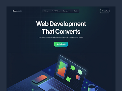 Website Design for Ascendix – SEO Development Agency agency agency landing agensy website company development company digital agency landing landing page studio ui ux web website wed design company