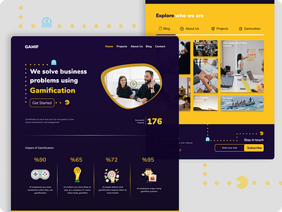 Gamification Web Design design graphic design ui ux