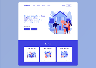 Web Design | Landing Page graphic design ui