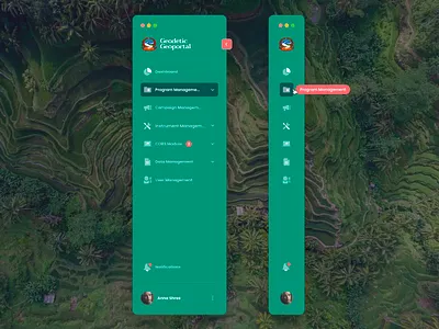 Dashboard Sidebar Navigation adobe xd app branding dashboard design government graphic design icondesign illustration map mobile ui navigation ui uidesign uiux uxdesign