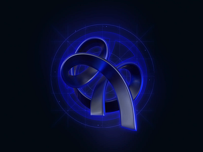 Dribbble 3d aftereffects animation c4d cinema4d dribbble hud kostyastupar logo motion motion graphics spline trapcode vfx