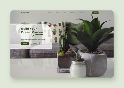 KROTON LANDING PAGE DESIGN app design ui ux web