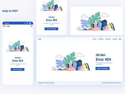 404 Page Not Found Screen 404 404 mobile screen 404 page 404 screen 404 webpage design dailyui dailyuidesign design figma illustration page not found pagenotfound ui uidesign uiux