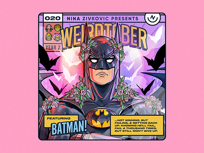 Weirdtober 020/031: Bruce Wayne aka Batman batman bruce wayne comic book comic book art comic book cover daily sketch dc comics dc universe dceu flowers gotham graphic design illustration justice league leaves michael keaton procreate sketch the batman weirdtober