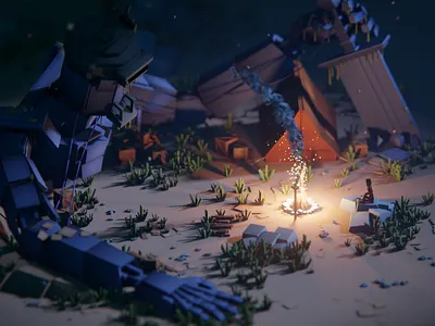 3D cubic world 3d art 3d icon 3d illustration 3d modeling animation branding illustration logo ui