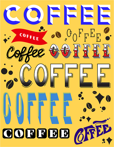 Section of Coffee Poster branding design illustration illustrator logo packaging product design