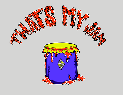 That's My Jam - Hand Lettering branding design illustration illustrator logo packaging product design