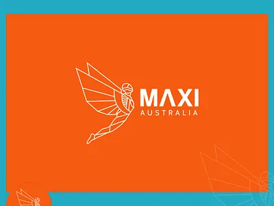 Maxi Australia graphic design logo