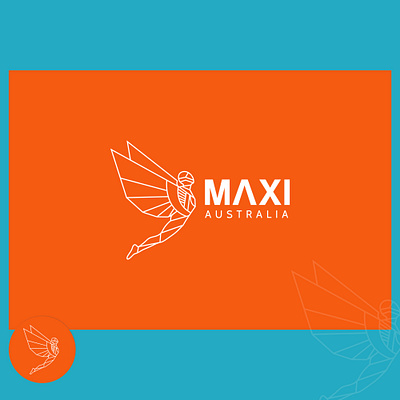 Maxi Australia graphic design logo