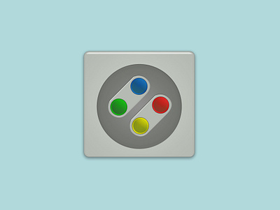 SNES App icon app icon illustration