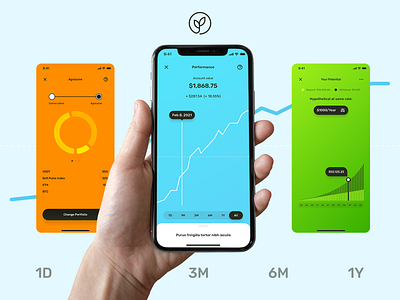 Finance App UI/UX app bitcoin clean crypto design figma finance logo modern ui ux