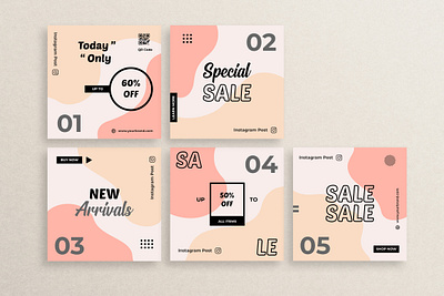 Instagram Post Template Design abstract app background banner brand branding brochure bundle design feed flyer graphic design icon illustration layout social media template typography ui vector