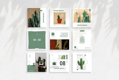Instagram Post Template Design for Quotes abstract app background banner brand branding brochure design flyer illustration instagram layout logo quotes social media template