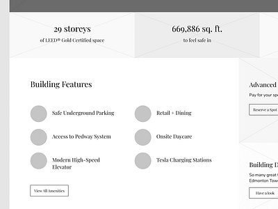 Wireframing features