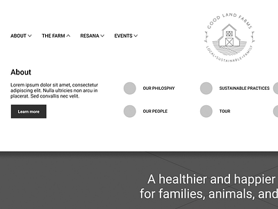 Wireframing some nav