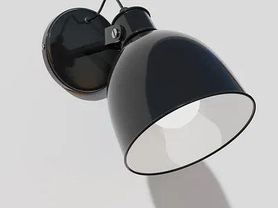 3D Wall Lamp 3d blender lamp