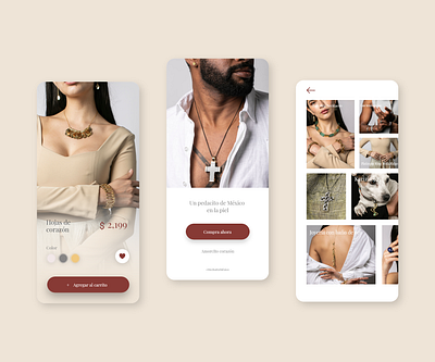 Karizia jewelry ecommerce design adobe xd ecommerce guerrero jewelry joyas joyeria taxco ui web