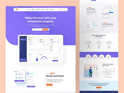 Real Estate AI SAAS advertisingtech figma fintech fintechsite landingpaeg realestate saas saas landing page saaslandingpage